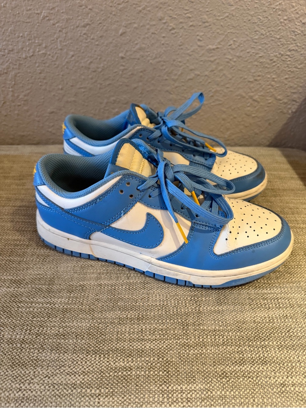 Nike Women’s/Mens Blue and White Low-Top Dunk Sneakers